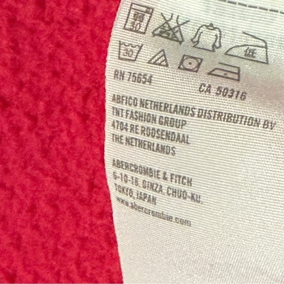 Abercrombie & Fitch Hot Pink Full Zip Hoodie Size Medium - Picture 9 of 12